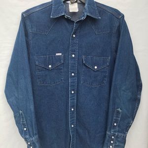carhartt tops carhartt denim snap shirt 